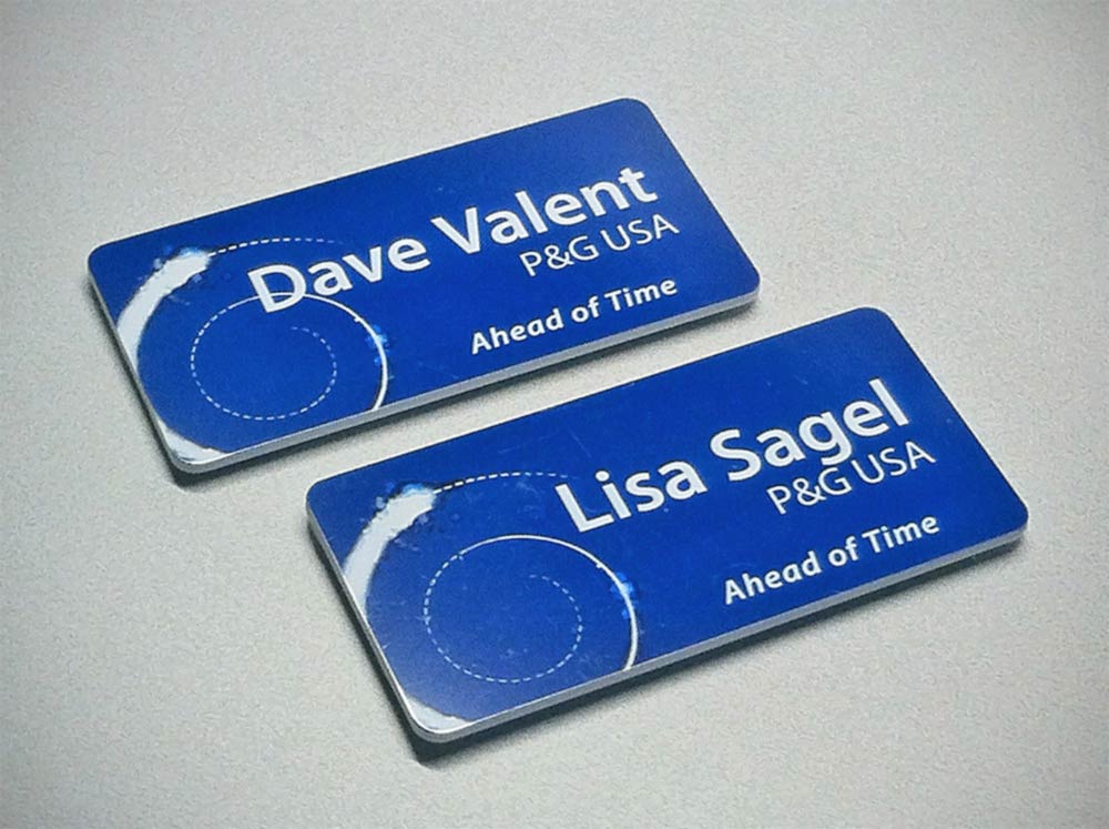 Acrylic name badges